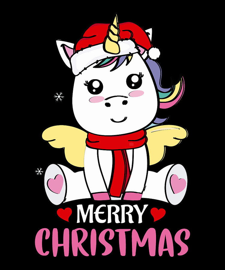 by　Honey　Art　Art　Unicorn　Cute　Christmas　Shop　Pixels　Merry　Digital