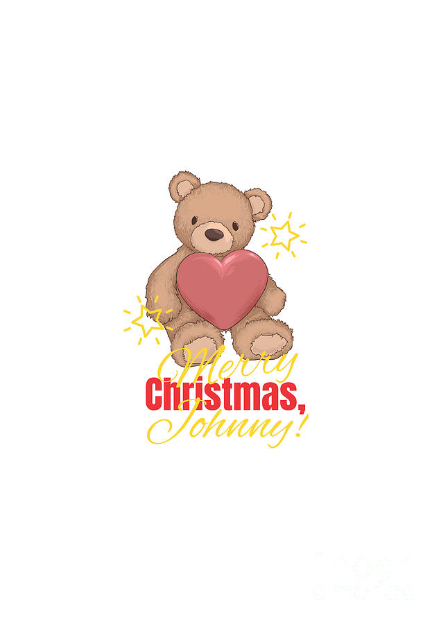 cute christmas teddy bear drawing