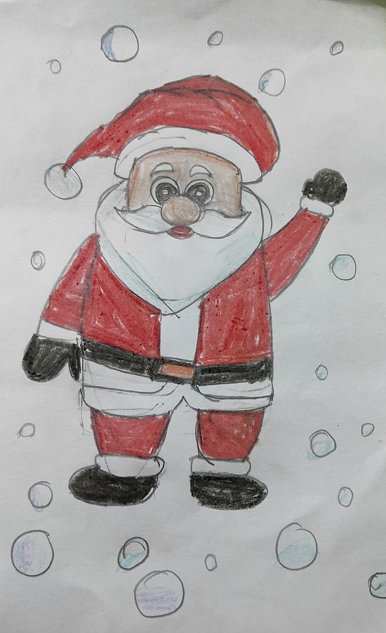 How to draw santa Christmas drawing... - EASY Drawing ART | Facebook