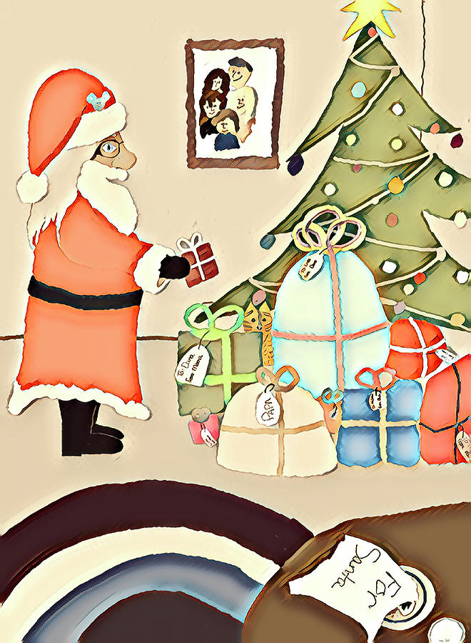 Merry Christmas Digital Art by Michelle Hoffmann