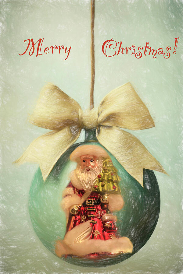 Santa Claus Photograph - Merry Christmas To All by Donna Kennedy