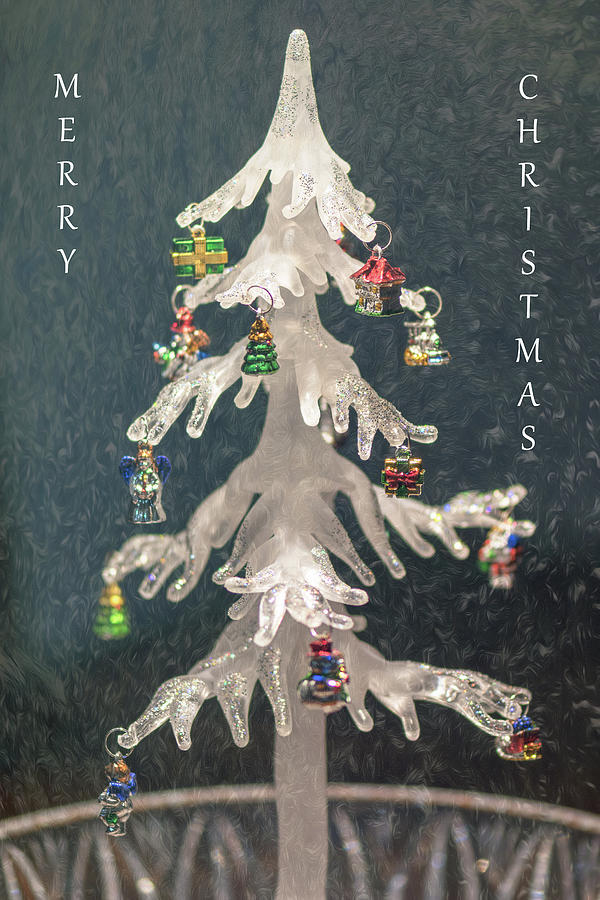 Merry Christmas Tree Photograph by Debra Martz