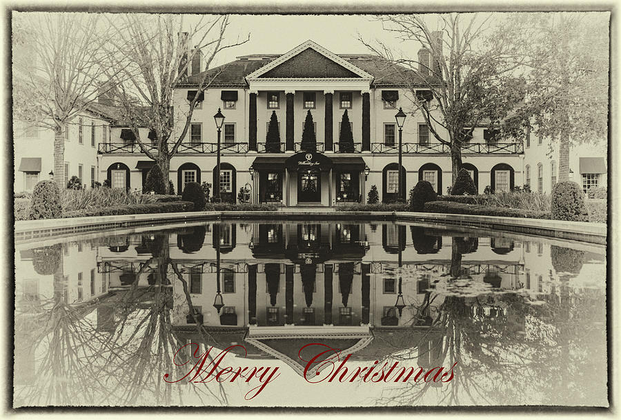 Merry Christmas Williamsburg Inn Photograph by Norma Brandsberg