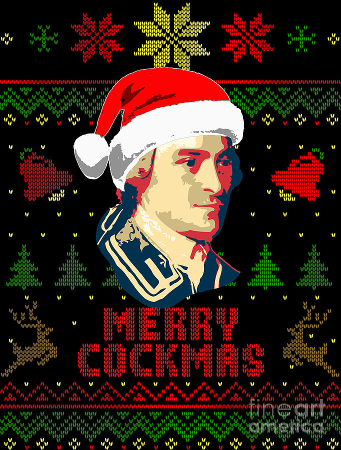 Merry Cockmas John Hancock Christmas Digital Art by Filip Schpindel ...