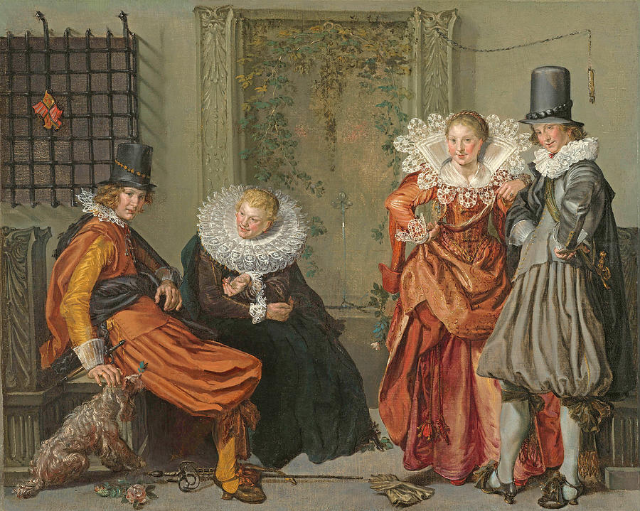 Merry Company 2 Painting by Willem Pieterszoon Buytewech