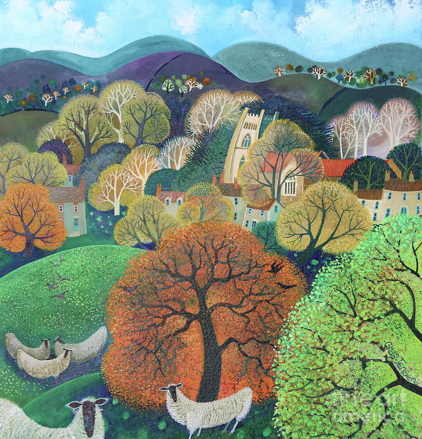 Merry England Painting by Lisa Graa Jensen