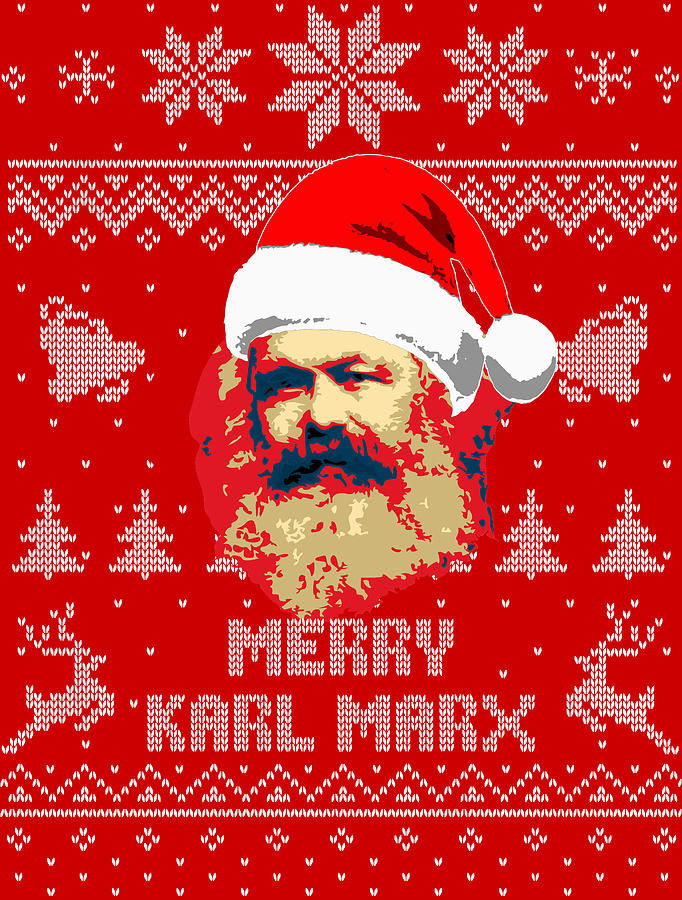 Merry Karl Marx Digital Art by Filip Schpindel - Fine Art America