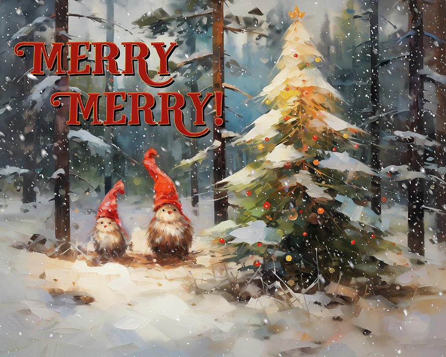 Merry Merry Digital Art by Tammy Wetzel