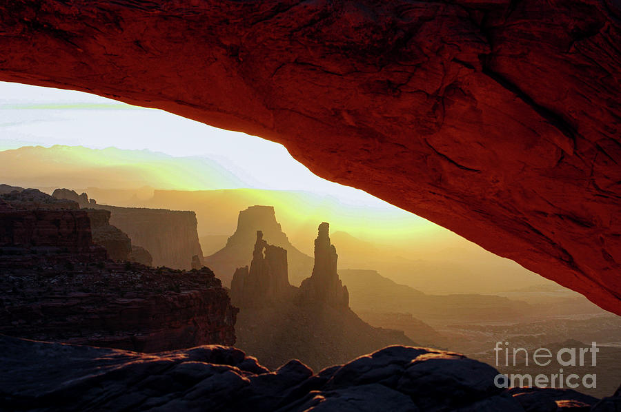 Mesa Arch at Sunrise Photograph by Bob Phillips