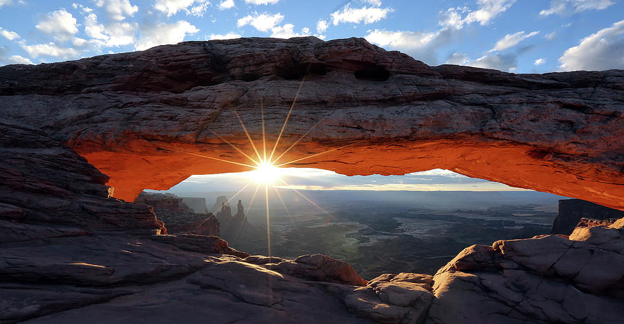 Mesa  Arch at Sunrise  - Canyonlands National Park Photograph by William Rainey