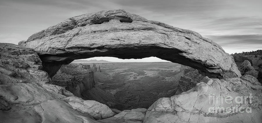 Mesa Arch Monocrome Photograph by Michael Ver Sprill