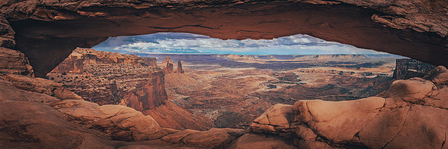 Mesa Arch Panorama Photograph by Christopher Thomas