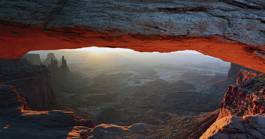 Mesa Arch Sunrise Photograph by Ben Prepelka
