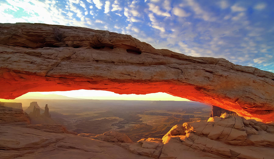 Mesa Arch Sunrise Photograph by Bob Falcone