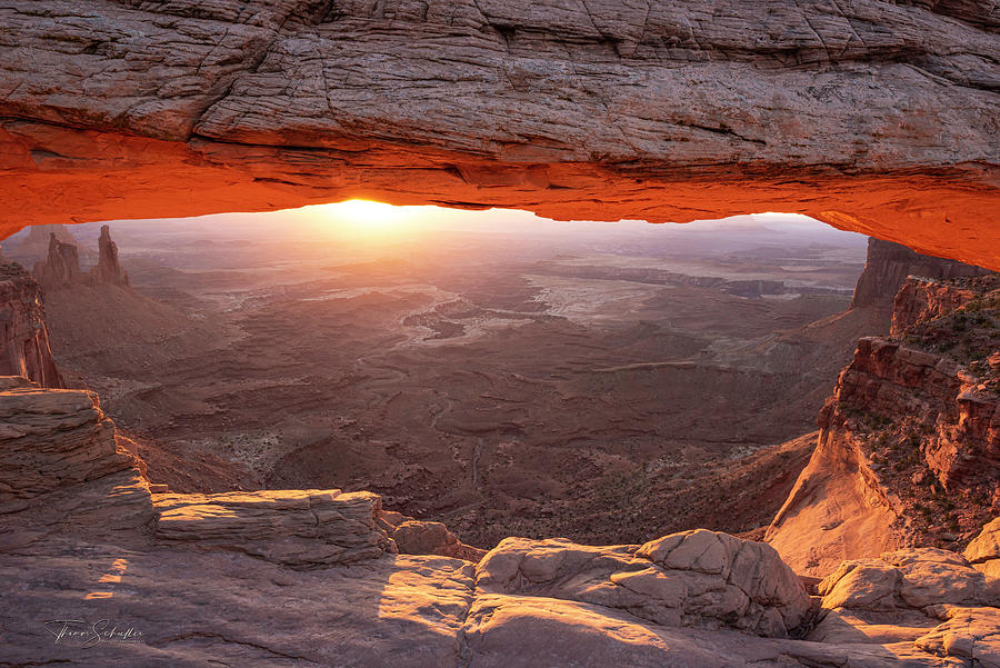 Mesa Arch Sunrise - Canyonlands Utah Photograph by Photos by Thom