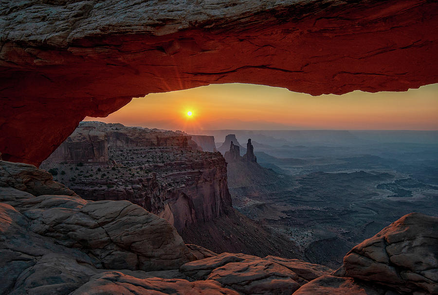 Mesa Arch Sunrise Photograph by Darlene Bushue