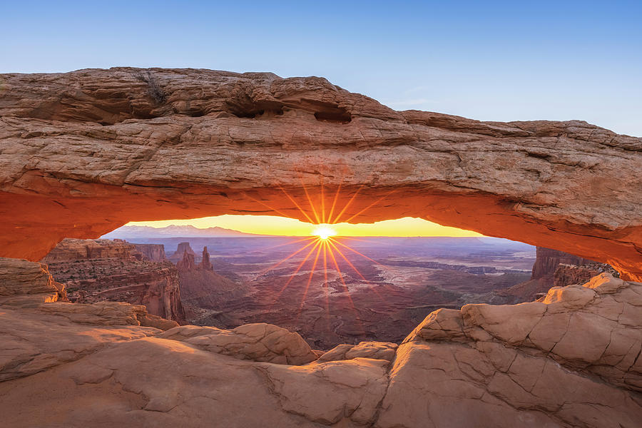 Winter Photograph - Mesa Arch Sunrise by Wasatch Light
