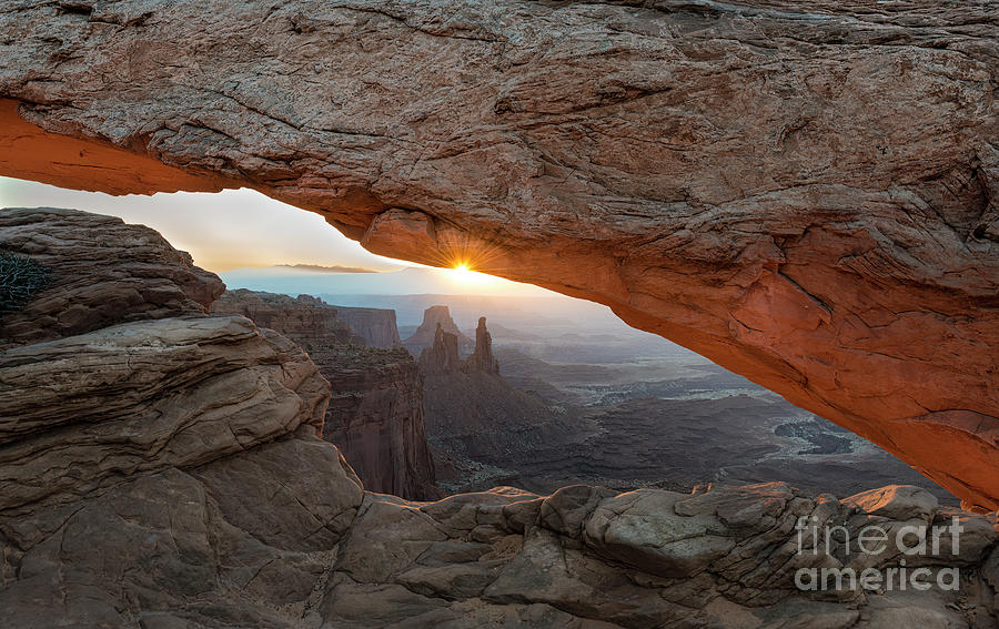 Landscape Photograph - Mesa Arch Sunrise by Sandra Bronstein