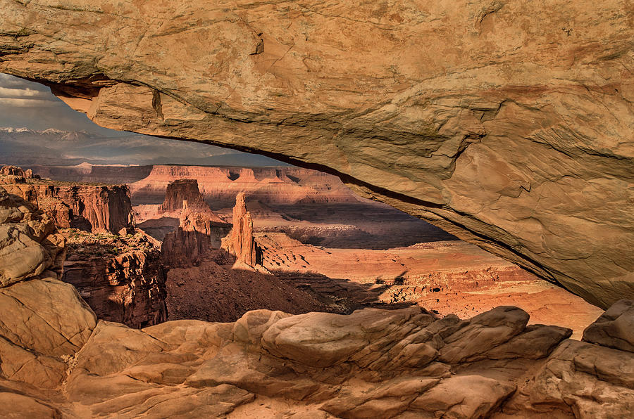 Mesa Arch View Photograph by Linda Villers