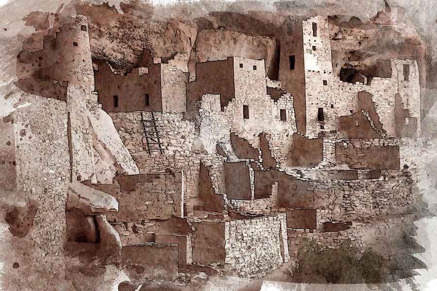 Mesa Verde Cliff Palace Photograph by Bud Simpson