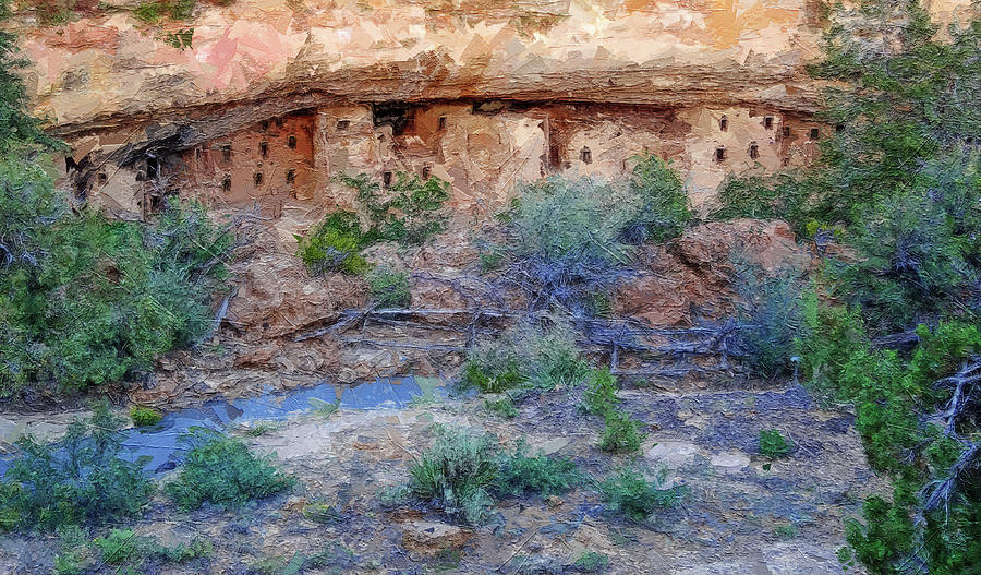 Mesa Verde Overlook Painting by Dan Sproul
