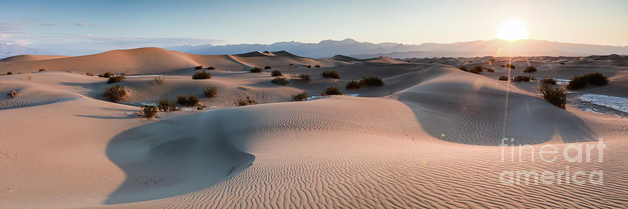 Nature Photograph - Mesquite Flat Sand Dunes, Death valley, USA by Matteo Colombo