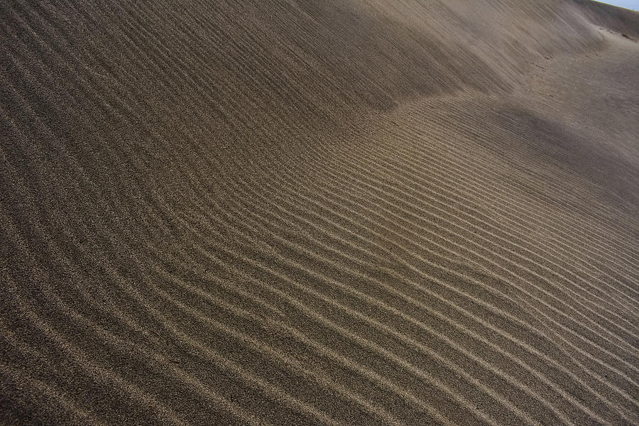 Mesquite Flat Sand Dunes Ripples Photograph by Kyle Hanson