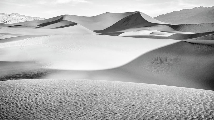 Mesquite Sand Dunes Death Valley National Park High Key Photograph