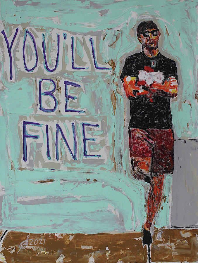 Message from the Artist original painting Painting by Sol Luckman