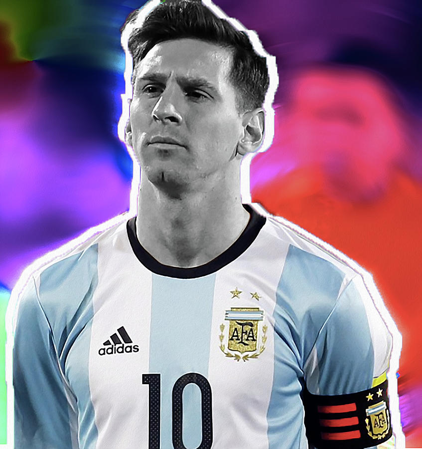 Messi #8, by Nixo,by Nicholas Efthimiouxo Ethan, art, painting, Nixoart ...