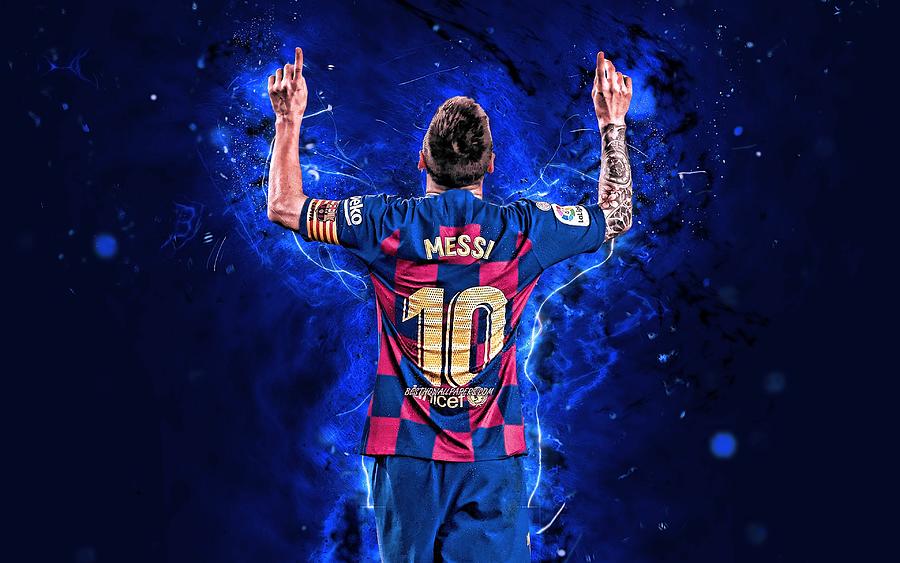 Messi celebrating goal 4K wallpaper Digital Art by Puddin Store | Pixels