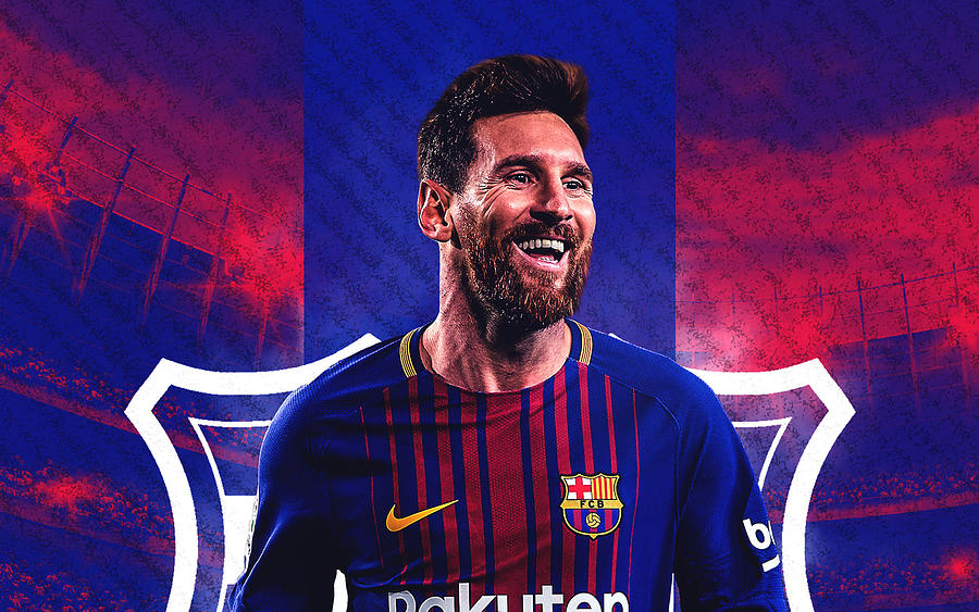 Messi fan art football stars FCB argentinian footballer Barcelona FC ...