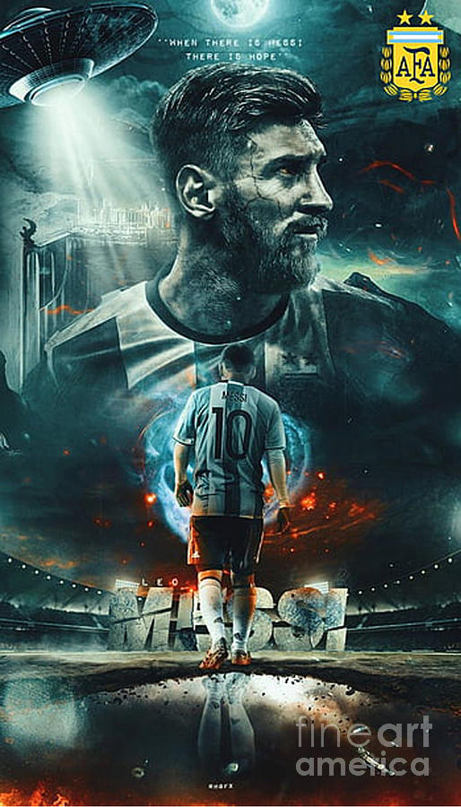 Messi The Best Player Digital Art By Alang Stone - Pixels