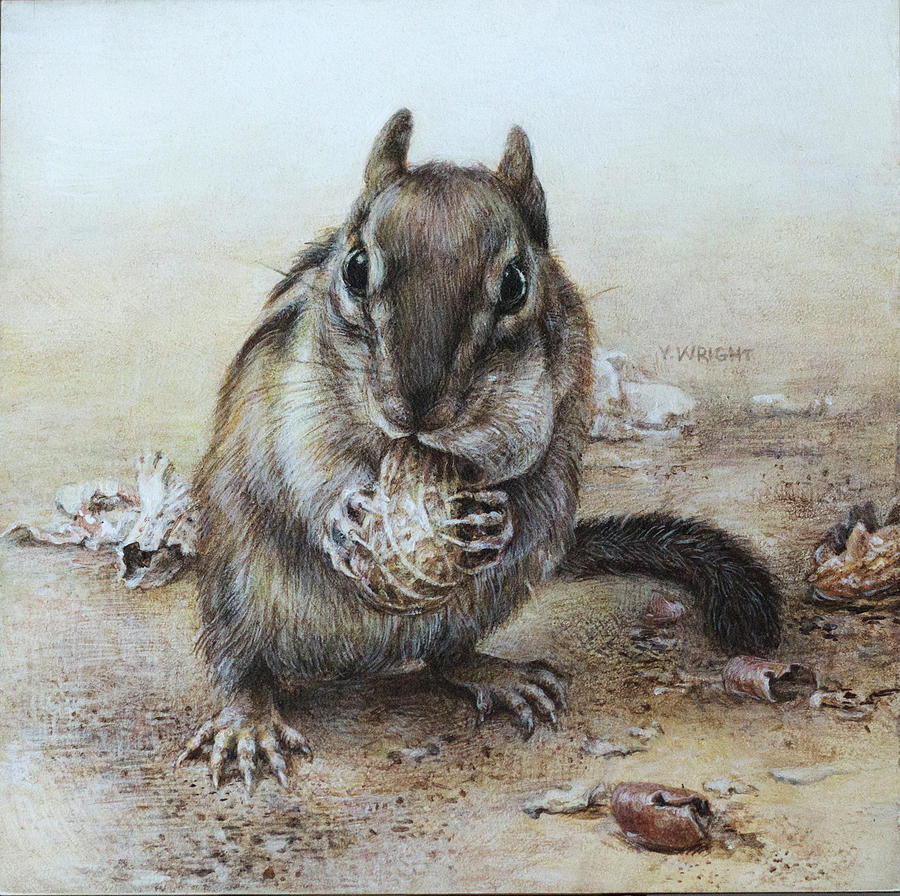 Messy Eater Painting by Yvonne Wright