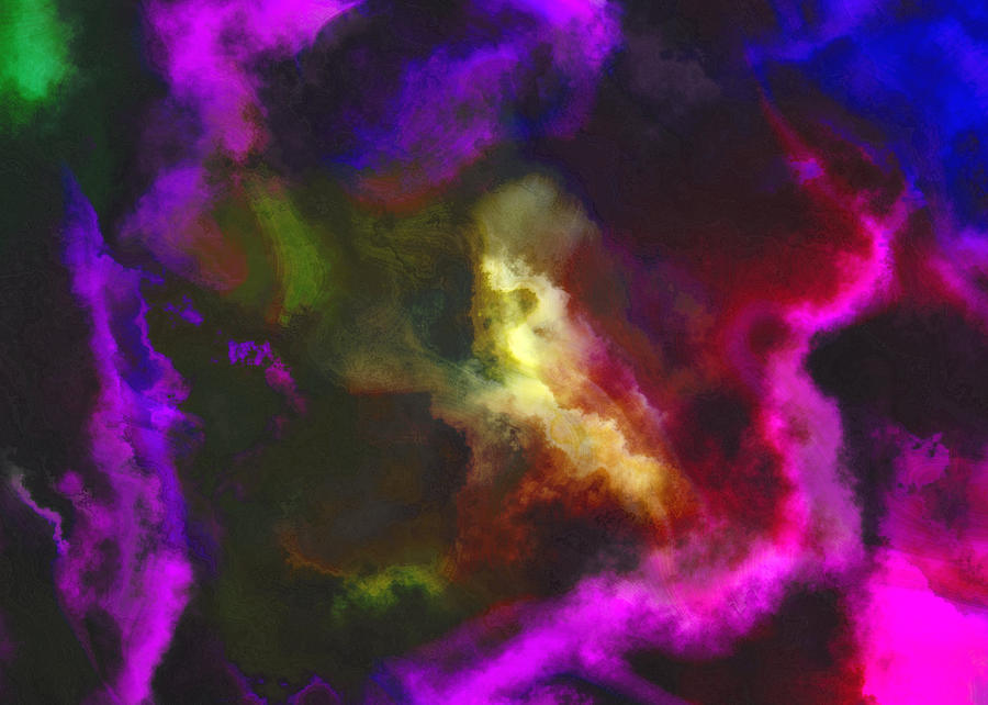 Messy Paint Spill Digital Art by Artistocratic Space - Fine Art America