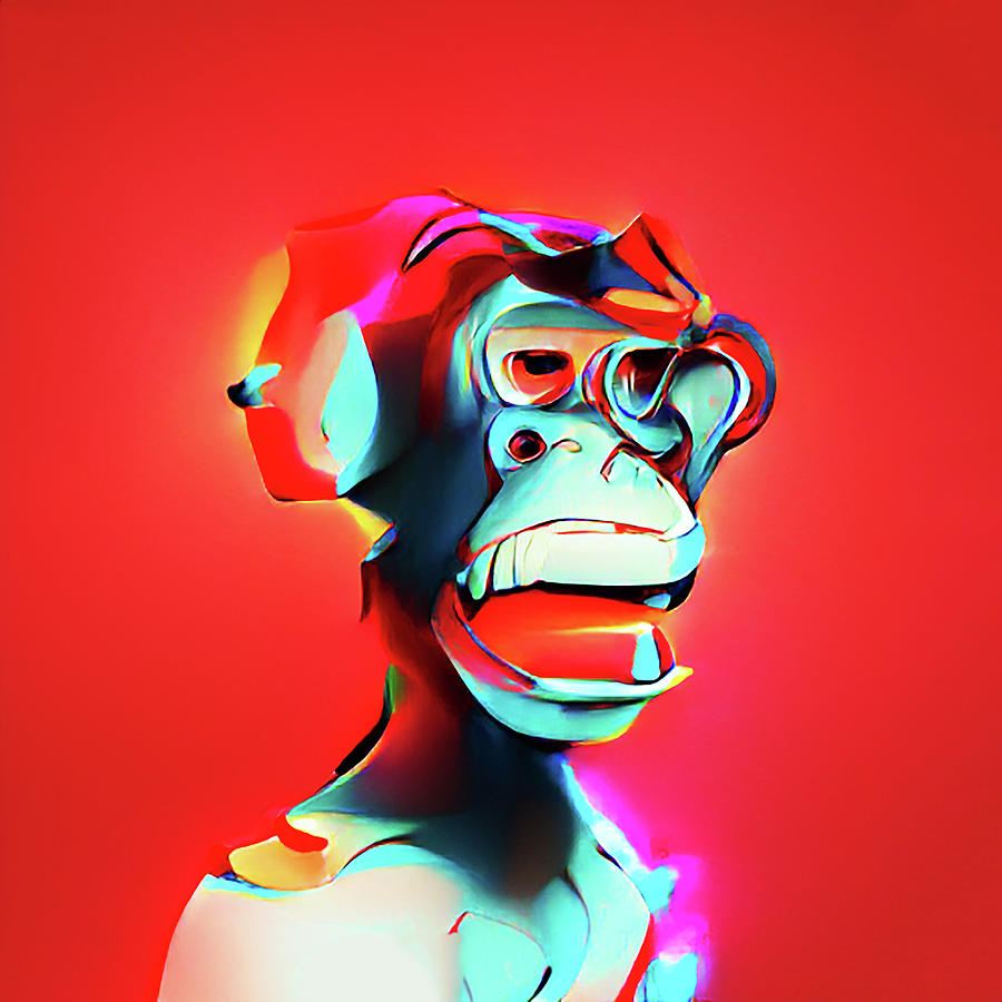 Meta Ape #18 Digital Art by Apesby3Magnas - Fine Art America