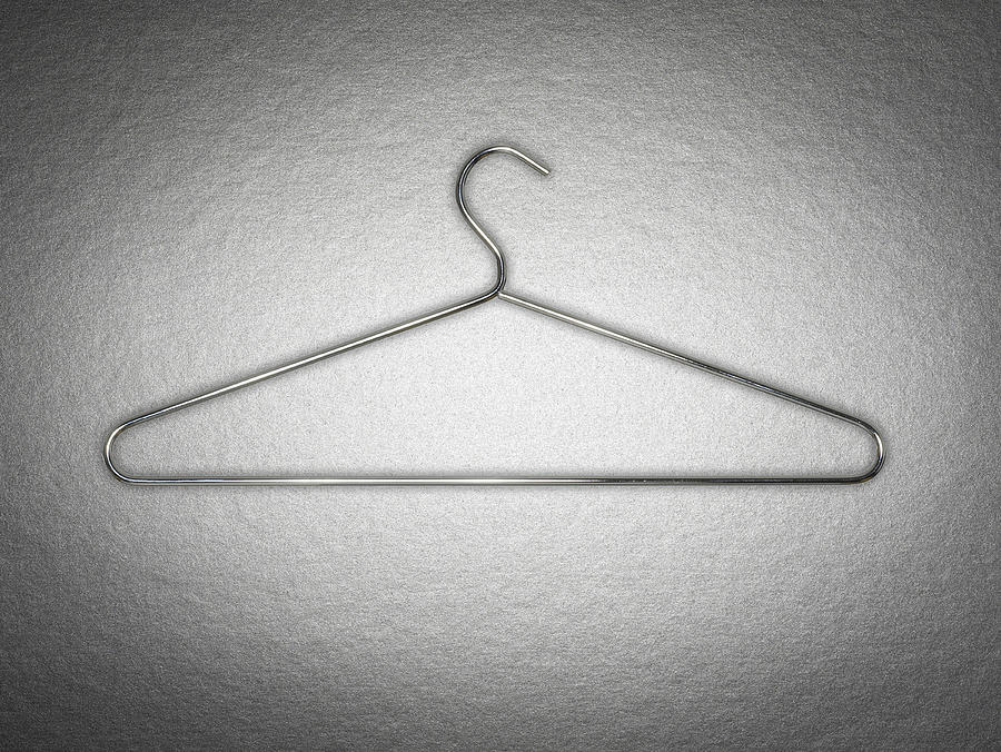 Metal coat hanger Photograph by Adam Gault