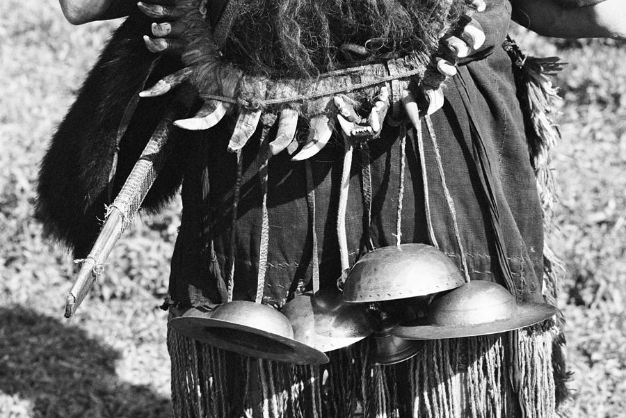 Metal cymbals used to provide adornment music, Hill Miri tribe, Arunachal Pradesh, India 1982 Photograph by Dinodia Photo