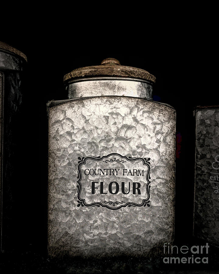 Metal Flour Container Photograph by Luther Fine Art