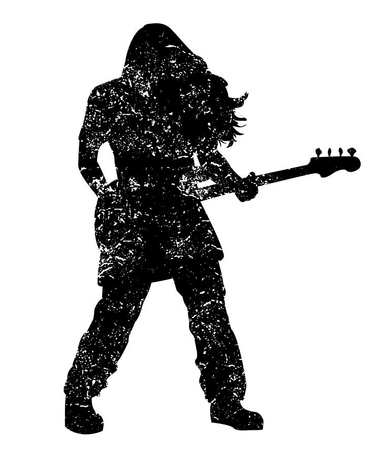 Metal Guitarist Guitar Player Electric Guitar Gift Digital Art by John ...