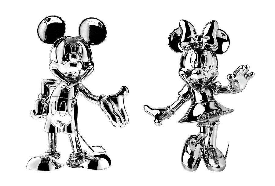 Mickey and Minnie Sitting Sketch Standing Decoration 3d - Etsy Australia