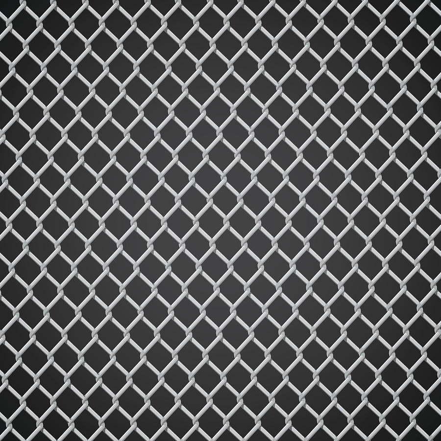 Metal net background Drawing by MyFortis