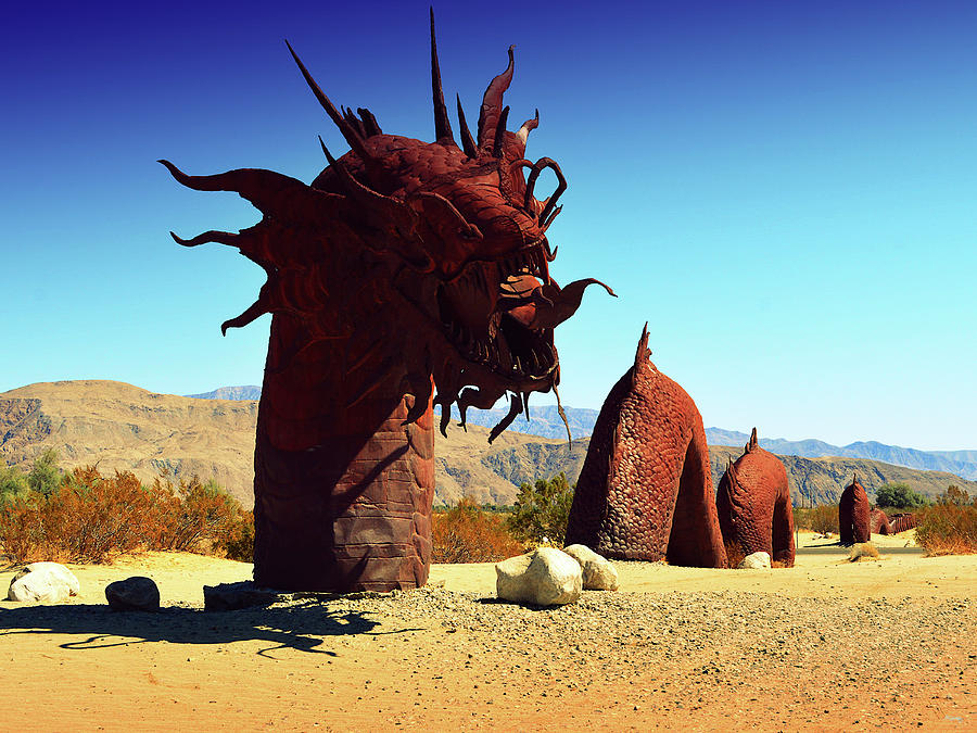 Metal Serpent Of Borrego Springs Photograph by Glenn McCarthy Art and Photography