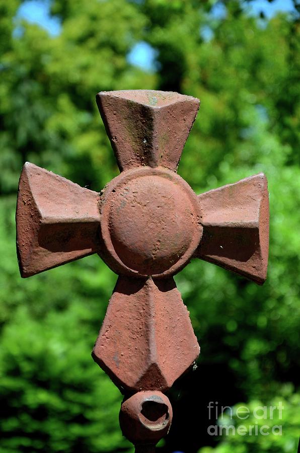 Metal weathered Orthodox Church Christian cross crucifix Photograph by Imran Ahmed