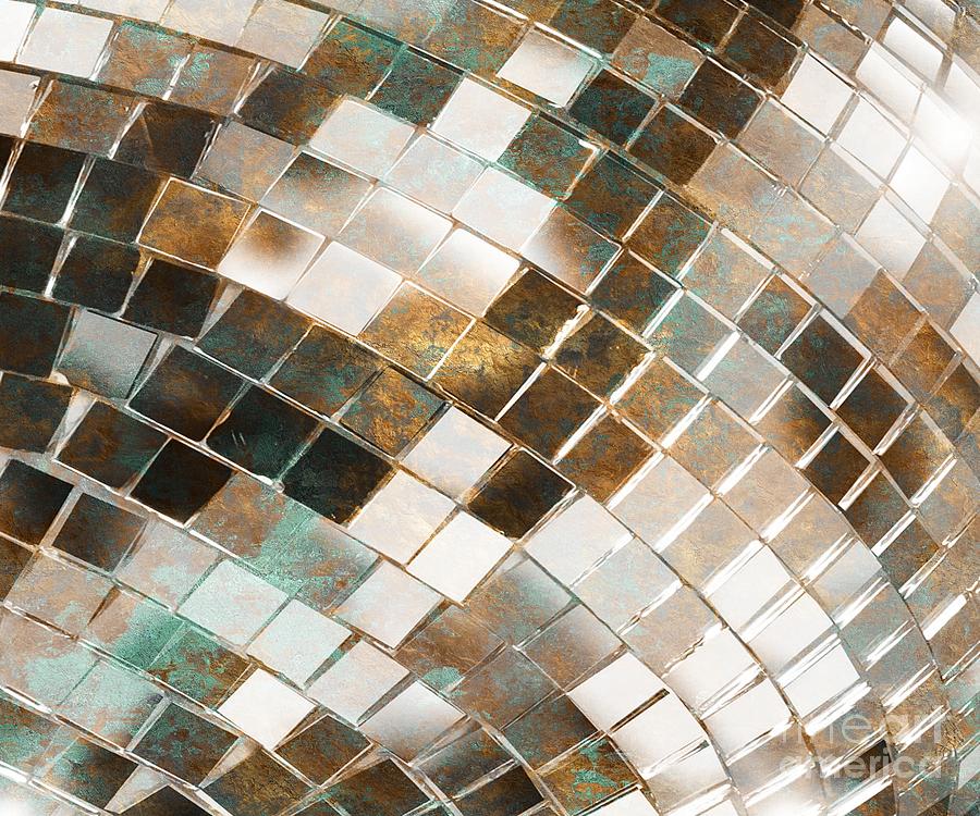 Metallic Bronze Glass Digital Art by Dkate Smith - Fine Art America