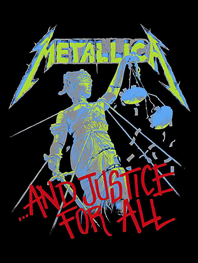 Metallic heavy metal. Justice for all Digital Art by Gutless Guy | Pixels