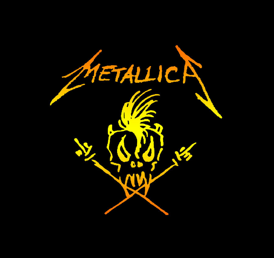 Metallica heavy metal band logos special collection Digital Art by ...