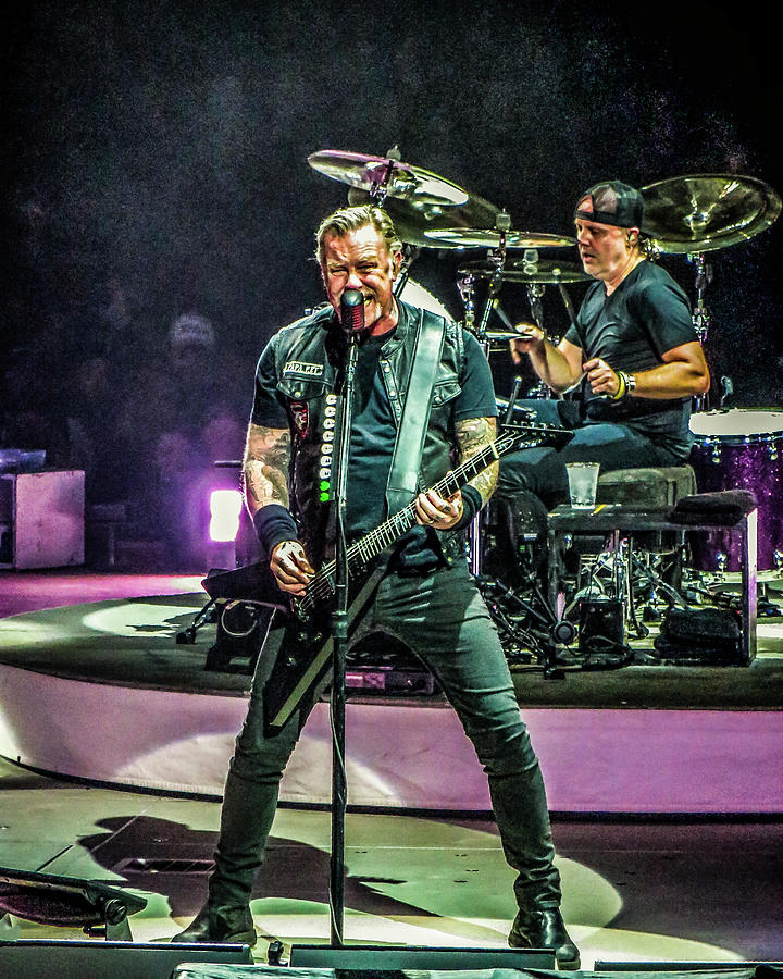 Metallica James Hetfield Live in Cincinnati Ohio 1-30-2019 Photograph by  Dave Morgan - Pixels
