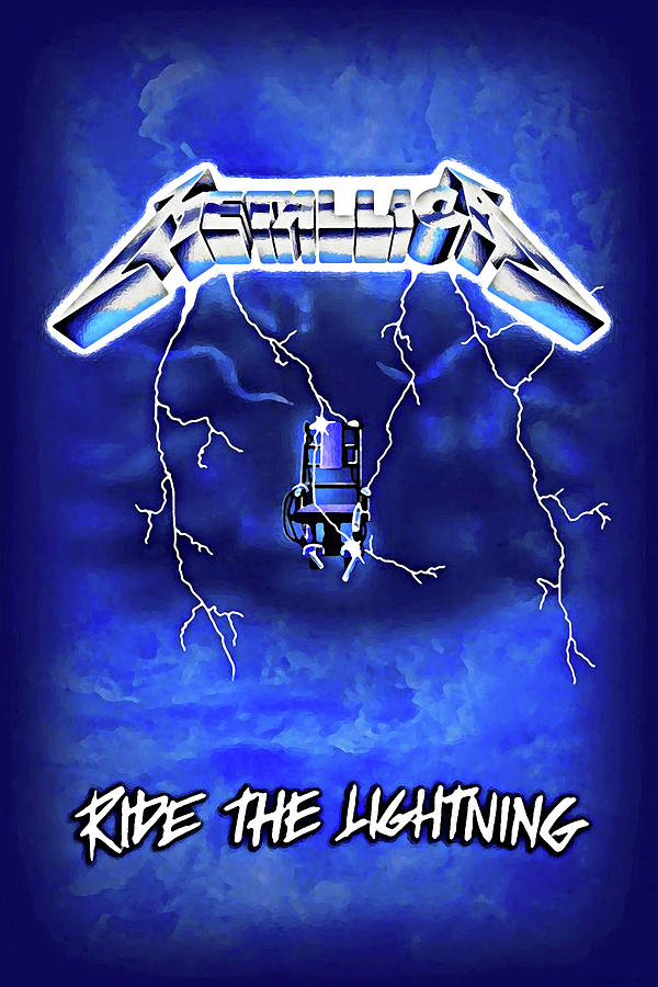 Metallica Ride the Lightning Official Original Classic Thrash Metal