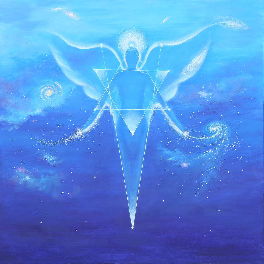 Metatron Painting by Holly Stone